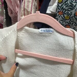 Cream Kids Cardigan made in Spain